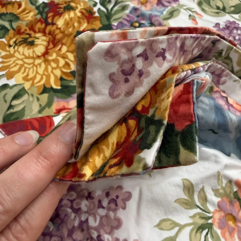 Ralph Lauren Allison Archival King Duvet Cover Set 2 Shams Cottagecore NO RUFFLE - Picture 7 of 12